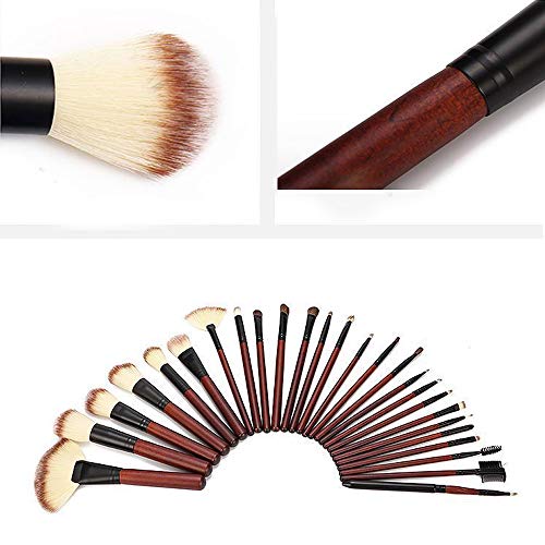 Brochas De Maquillaje 26 Piezas De Brochas Profesionales Para Maquillaje Kit Pala Pinceles CosméTicos Profesional Compone Fibra SintéTica Para Polvos Crema