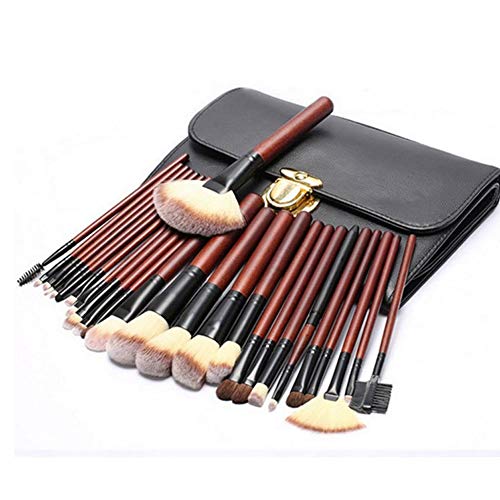 Brochas De Maquillaje 26 Piezas De Brochas Profesionales Para Maquillaje Kit Pala Pinceles CosméTicos Profesional Compone Fibra SintéTica Para Polvos Crema