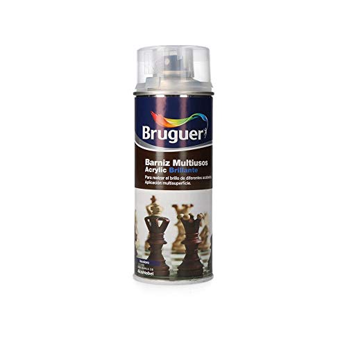 Bruguer - Esmalte multiusos barniz acrílico brillante en spray Bruguer INCOLORO