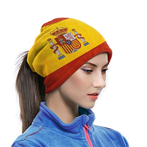 Bufanda de cuello Bandana Bufanda facial para hombres Mujeres Polvo Actividades al aire libre A prueba de viento Ultravioleta, España Bandera Arte