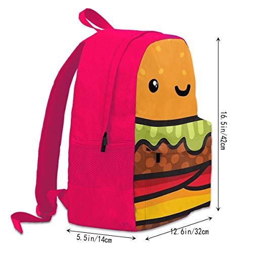 Burger Adult Classic - Mochila, color rosa