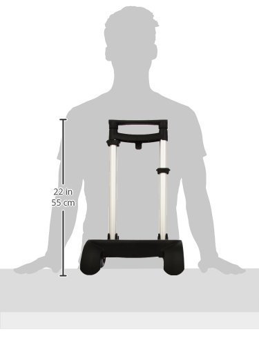 Busquets - Carro Portamochilas Plegable, color Negro