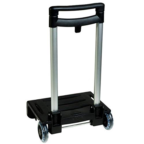 Busquets - Carro Portamochilas Plegable, color Negro