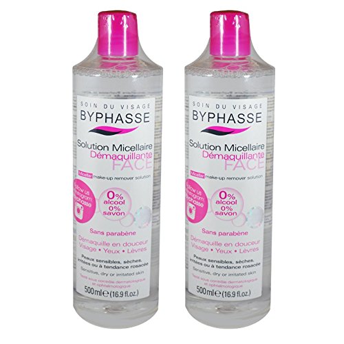 byphasse solución Micellaire limpiador productos, cosméticos y Spencer Smith, B. Pharma soluciones tamaño 500 ml. (2 botellas).