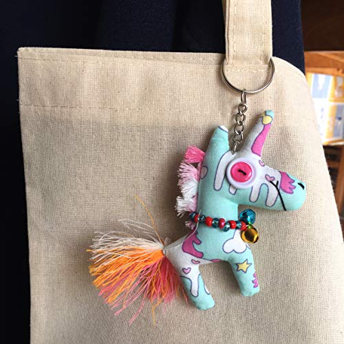 C Conjunto de 2 llaveros - Pareja Unicornios