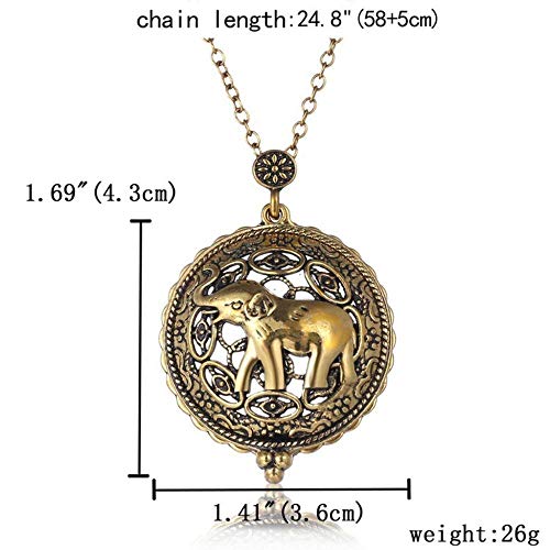 Cadena Collar portátil lupa de Alta Definición 5X retro del suéter del collar de la joyería viejos relojes de lectura de identificación de bricolaje Artesanía Talla portátil Magnifing de cristal KaiKa