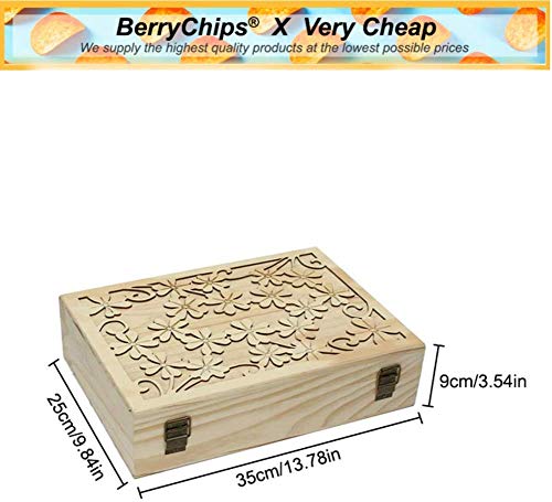 Caja de Almacenaje de Aceites Esenciales con Insertos Extraíbles 70 Ranuras para Aceites Esenciales Botella y Rodillo, Joyería, Cosmética, estuche aceites esenciales de madera, 35 x 25 x 9cm