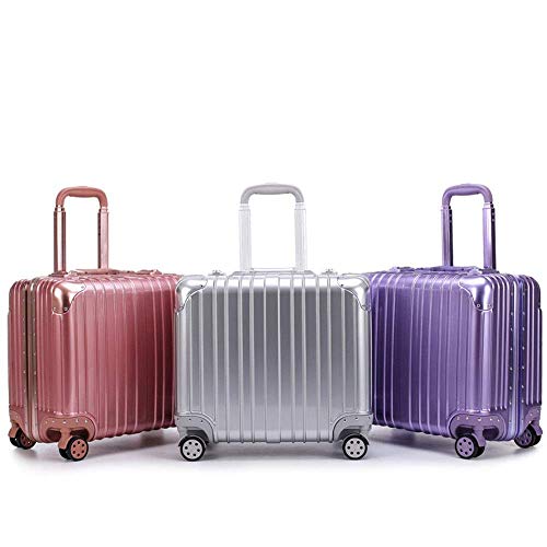 Caja de la carretilla spinner maleta del equipaje universal modificado for requisitos Rueda de equipaje hombres y de mujeres de 18 pulgadas Caso de embarque contraseña de negocios Caso (Color: C5, Tam