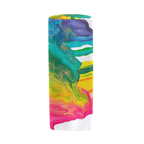 Caja de lápices de Pintura de Colores Que gotea Bolsa de Almacenamiento de papelería para Estudiantes Bolsa de Cremallera para Organizador de Pluma para niñas Adolescentes Niños