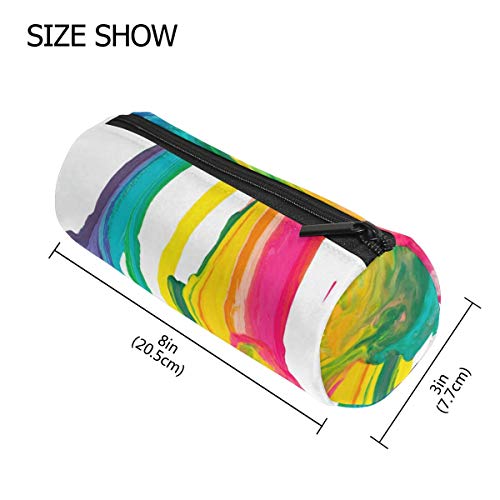 Caja de lápices de Pintura de Colores Que gotea Bolsa de Almacenamiento de papelería para Estudiantes Bolsa de Cremallera para Organizador de Pluma para niñas Adolescentes Niños
