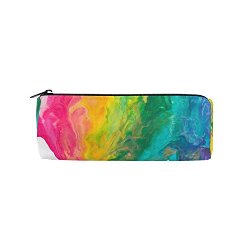 Caja de lápices de Pintura de Colores Que gotea Bolsa de Almacenamiento de papelería para Estudiantes Bolsa de Cremallera para Organizador de Pluma para niñas Adolescentes Niños