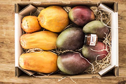 Caja de Papayas y Mangos-directamente de nuestra finca a tu casa