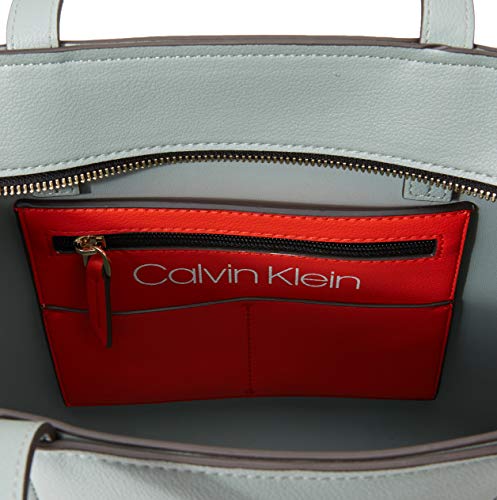 Calvin Klein - Ck Must Med Shopper, Bolsos totes Mujer, Gris (Fern), 1x1x1 cm (W x H L)