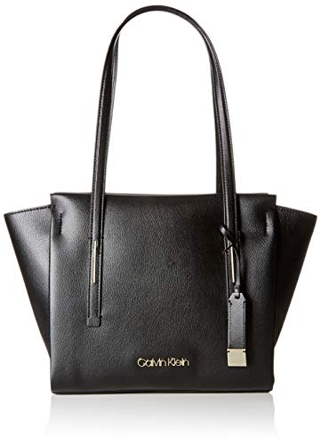 Calvin Klein Jeans - Frame Med Shopper, Shoppers y bolsos de hombro Mujer, Negro (Black), 14x30x35 cm (B x H T)