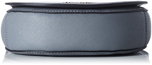 Calvin Klein - Marissa Saddle Bag, Shoppers y bolsos de hombro Mujer, Gris (Steel Grey), 5x16x19 cm (B x H x T)