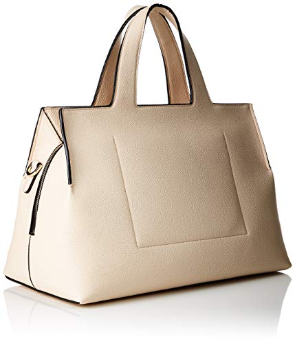 Calvin Klein - Neat Tote, Bolsos totes Mujer, Gris (Light Sand), 18x23x36 cm (B x H T)