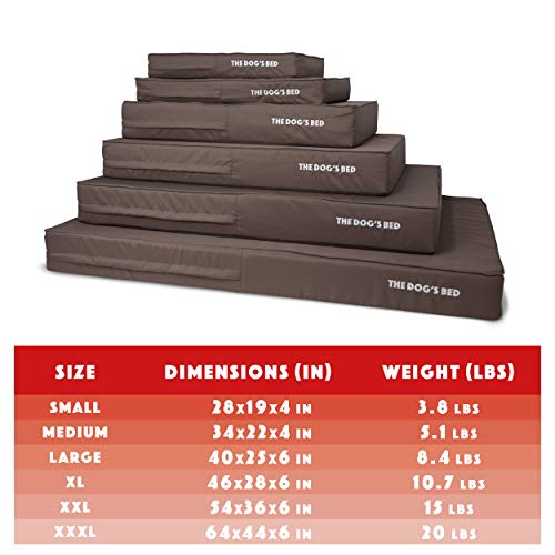 Cama ortopédica para perro, cama impermeable con espuma viscoelástica para perro