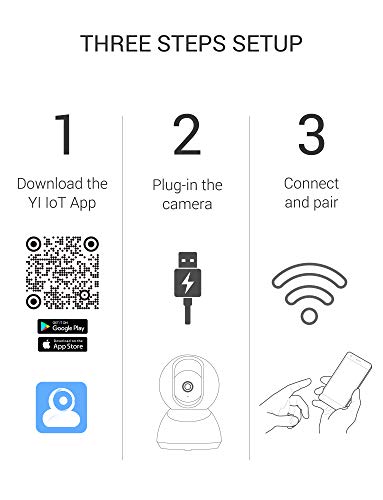 Camara Vigilancia Cámara de Seguridad WiFi 1080p Cámara de Vigilancia Compatible con Alexa Rotación de 360° Visión Nocturna Audio Bidireccional Alerta de Movimiento Servicio de Nube para iOS/Android