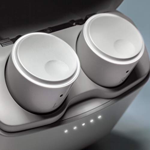 Cambridge Audio Auriculares Inalámbricos Melomania 1 – Batería de Duración Ultra Larga (45 Horas) - Estuche Cargador - Auriculares Bluetooth 5.0 – Auriculares Intraurales Impermeables – Piedra