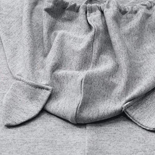 Camisa de Bolsillo con Estampado de Orejas de Gato de Manga Larga con Capucha Informal para Mujer Blusa Superior Irregular Suéter Letras Sudaderas con Capucha Crop Top Sudadera Jersey para