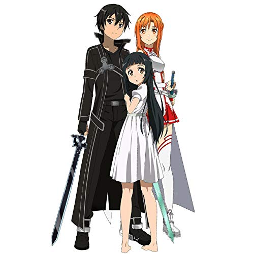 Camiseta Serie Manga y Anime Hombre - Unisex Sword Art Online, Sao (Blanco, XXL)