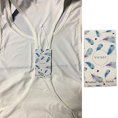 Camiseta Tirantes sin Mangas de Deporte para Mujer Verano, Tank Top Clásico Chaleco para Fitness Gimnasio Yoga Colores Opcionales Camiseta de Pijama Dormir (M, Blanco)