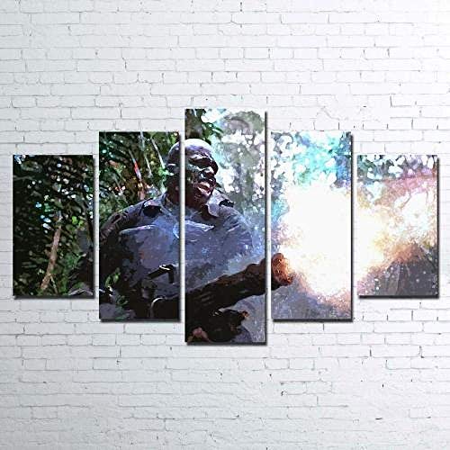 Canvas For Painting 5 Piece Canvas Wall Art For Living Room Home Decoration War Movie Mike Elliott Artwork Modular Creative Gift 150X80Cm Ready To Hang （ZYJ927）