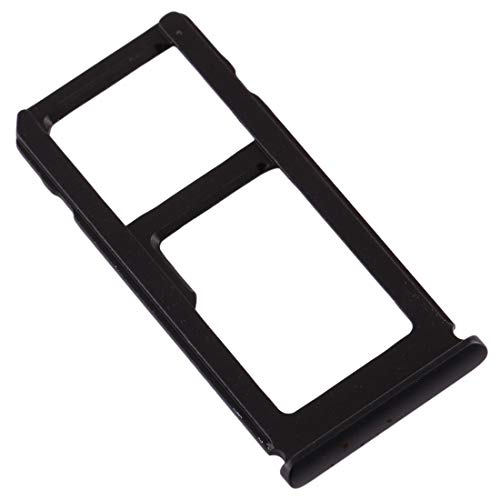 CAPOOK/La Bandeja de Tarjeta SIM Bandeja de Tarjeta SIM + / Micro SD Card Bandeja for Nokia 8 / N8 TA-1012 TA-1004 TA-1052 (Negro) Estándar (Color : Black)