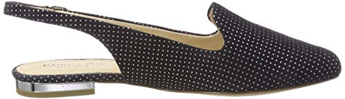 Caprice Alisa, Zapatos de Talón Abierto para Mujer, Azul (Navy Dots Sue 811), 38 EU