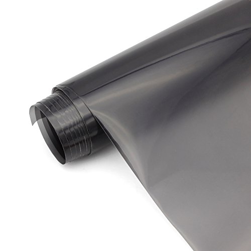 Car Headlight Foil Tint Foil Sticker 200x30cm Faros Traseros Antiniebla Pegatina Negro Claro