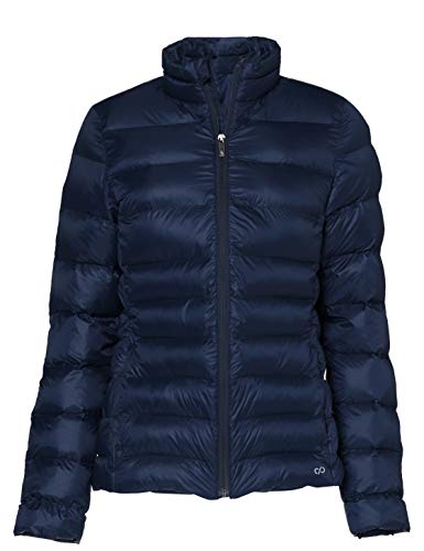 CARE OF by PUMA Chaqueta acolchada impermeable para mujer, Azul (Blue), 42, Label: L
