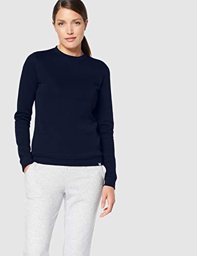 CARE OF by PUMA Sudadera de manga larga y tejido de rizo con cuello redondo para mujer, Azul (Blue), 38, Label: S