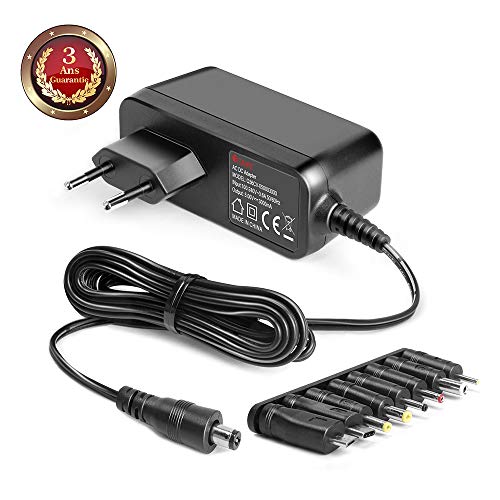 Cargador 5V Universal para Microsoft Surface 3 Tablet 3YY-00001,4GY-00001, Altavoz Sony SRS-XB21 SRS-XB30 SRS-XB10 XB41 Adaptador de Corriente Micro USB + USB-C Raspberry Pi Huawei P20 Mate 10 20 Pro