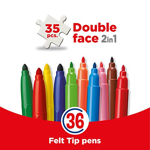 Carioca- Maxi Puzzle coloreable, Multicolor (42837)