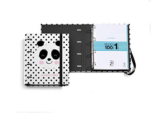 Carpe Bloc anillas de 35 mm - Jordi Labanda Panda Topos - Bloc A4 100 hojas