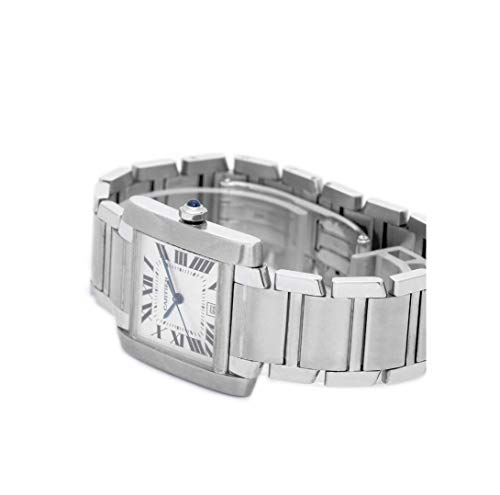 Cartier Tank Francaise Automatic-self-Wind 2302 - Reloj de pulsera para hombre (certificado prepropietario)