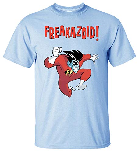 Cartoon, Freakazoid V1 Dexter Douglas TV Series 1995 T Shirt,Sky Blue,4XL