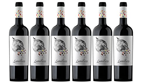 Casa de la Ermita Monastrell Vino Tinto Crianza Lunático, 750 ml, paquete de 6 botellas