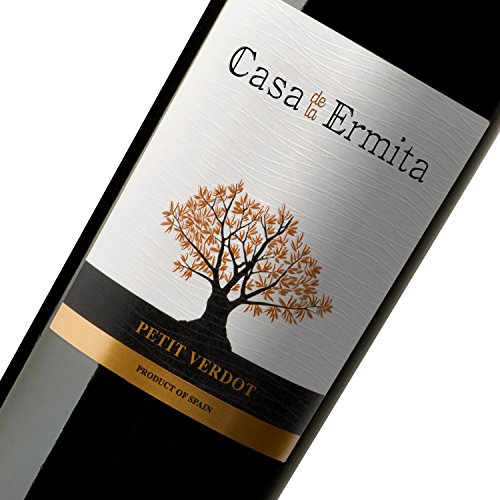 Casa de la Ermita Petit Verdot, Vino Tinto Crianza - pack de 6 x 750 ml