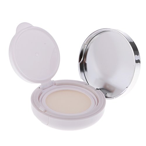 Case Air Cushion Jar Make Up Esponja Polvo Caja BB Cream Cream Container 0.5oz - Plata