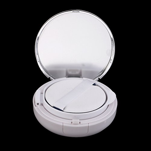 Case Air Cushion Jar Make Up Esponja Polvo Caja BB Cream Cream Container 0.5oz - Plata