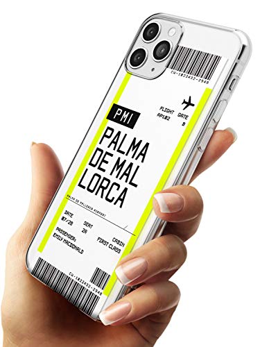 Case Warehouse embarque Personalizada Pass: Palma De Mallorca Slim Funda para iPhone 11 Pro MAX TPU Protector Ligero Phone Protectora con Personalizado Viajero