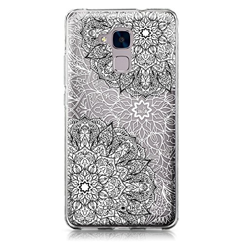 CASEiLIKE Funda Honor 5C, Carcasa Huawei Honor 5C / Honor 7 Lite / GT3, Arte de la Mandala 2093, TPU Gel Silicone Protectora Cover