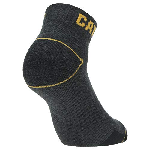 CAT CATERPILLAR HOMBRE 6 PARES CALCETINES DE TRABAJO BAJOS (43-46, 6 pares de Gris)