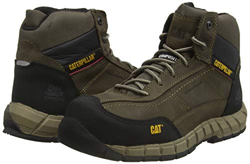 Cat Footwear Streamline, Botas de construcción para Hombre, Gris Oscuro, 45 EU