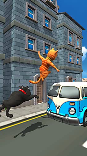 Cat Subway Run: Leo Cat vs Dog (Free)