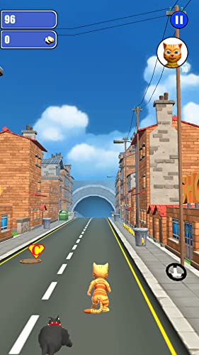 Cat Subway Run: Leo Cat vs Dog (Free)