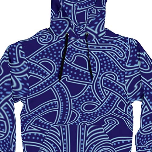 CATNEZA - Sudadera con capucha para hombre, diseño vikingo, peso pesado, uso diario, color blanco, talla 2XL