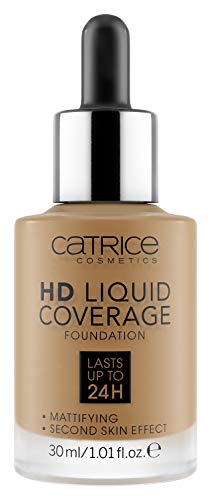 Catrice - Base de Maquillaje HD Cobertura Líquida 002 - Base de Maquillaje HD Liquid Coverage - 080