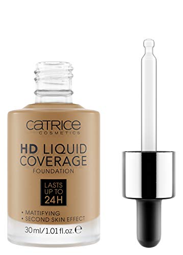 Catrice - Base de Maquillaje HD Cobertura Líquida 002 - Base de Maquillaje HD Liquid Coverage - 080